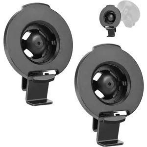 Garmin Accessories GPS Bracket Cradle Mount Compatible with Garmin Nuvi 42LM 44 52LM 54 55LMT 56 58 2407 2408 2447 2448 2467 2497 2507 2508 2547 2548 2557 2567 2577 Nuvi GPS (2 Pack)