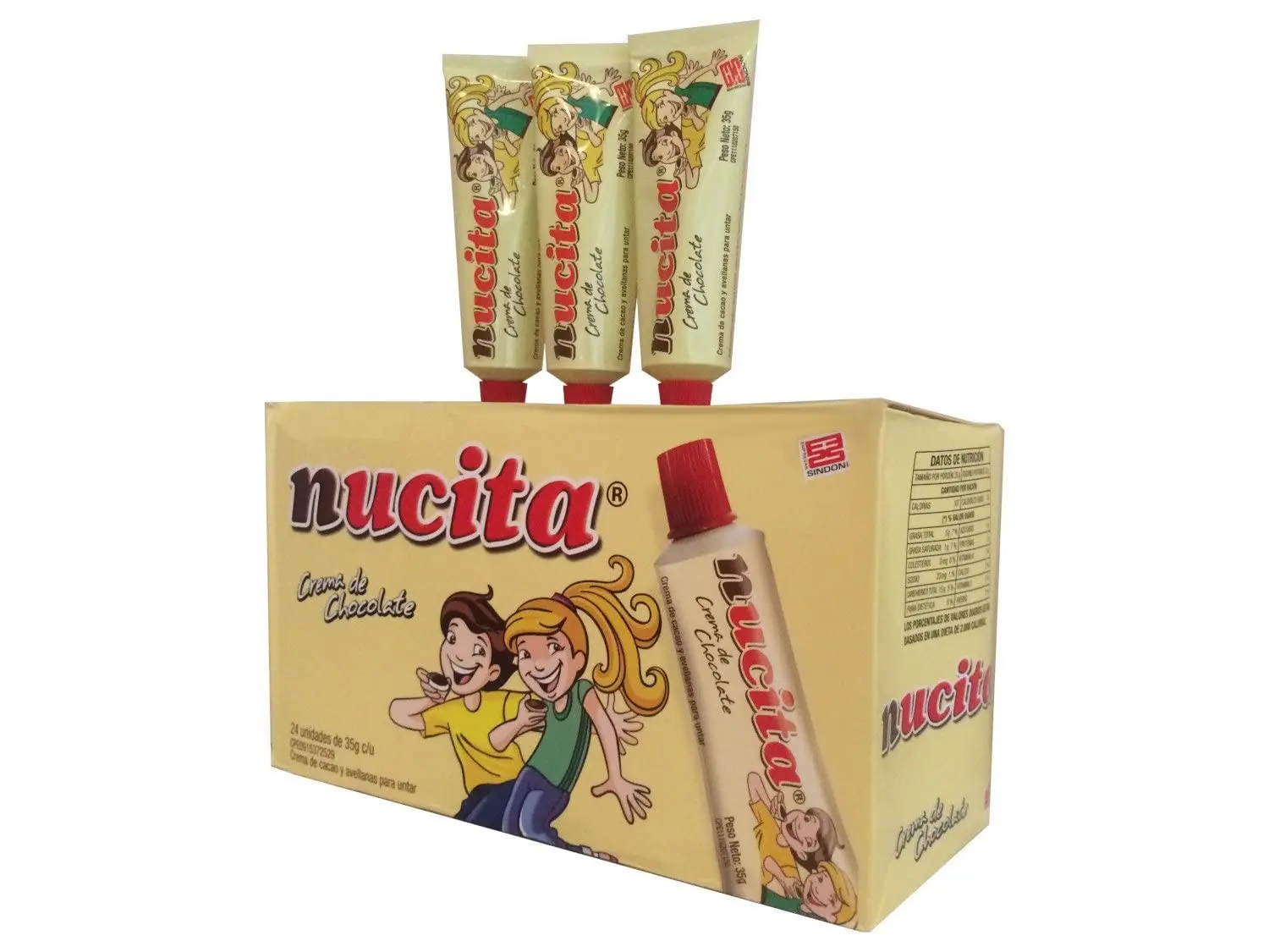 Nucita - 100% Venezuelan Hazelnut Chocolate Spread, 24 Units of 35g