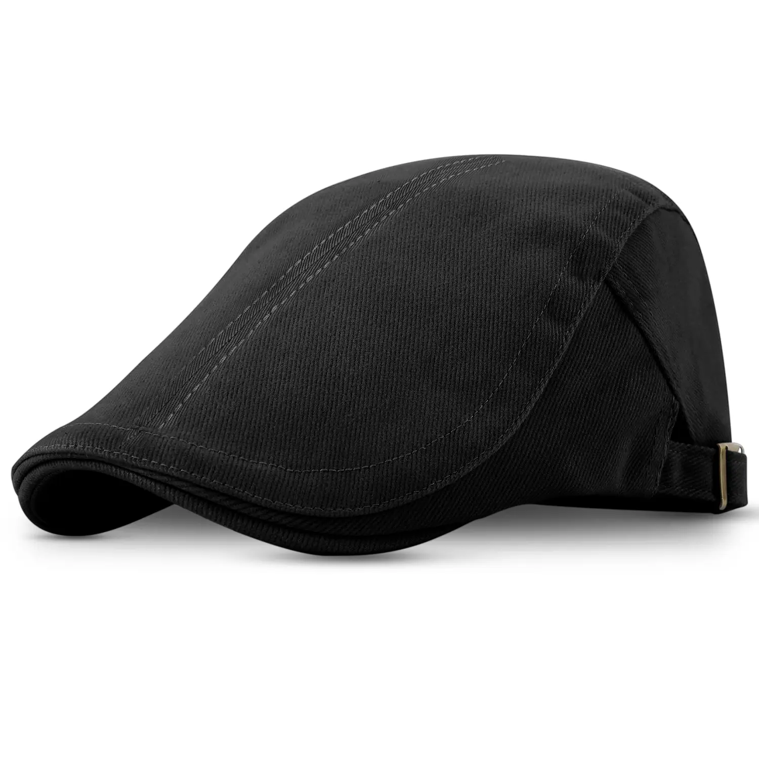 Classic Cotton Newsboy Hats for Men Flat Cap Adjustable Breathable Irish Cabbie Ivy Driving Hunting Hat