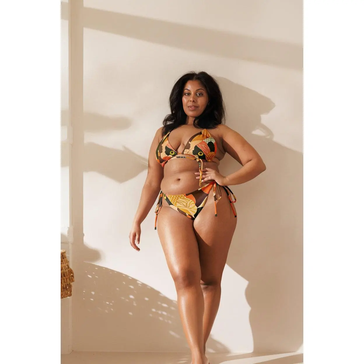 African Print String Bikini Juneteenth — Àwọn Àyá ASAKE-OGE