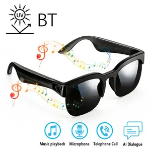 sunshine Bluetooth Audio Sunglasses, Lightweight Open Ear Sport Glasses,Water Resistant with Voice Control,Hands-Free HD Calling, Athletic/Outdoor UV Protection