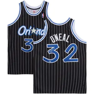 Shaquille O'Neal Orlando Magic Autographed Black Mitchell & Ness Authentic Jersey - Fanatics Authentic Certified - NBA Memorabilia