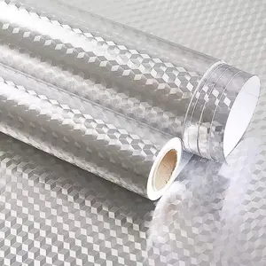 Household Aluminum Foil Oil Proof Wall Paper Peel Stick Heat Resistant Stove Range Hood Kitchen Decor Sticker