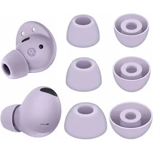 Replacement Earbud Ear Buds Tips Eartips Compatible with  Galaxy Buds 2 Pro Earbuds, 3 Pairs S/M/L 3 Sizes Soft  Earbuds Tips Ear Tip - Bora Purple 723