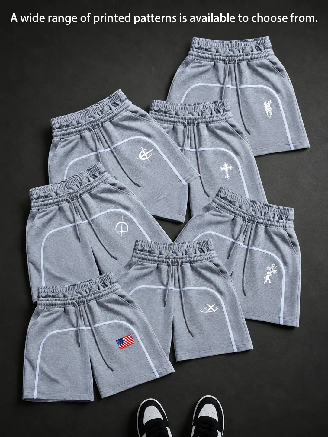 Faux Layered Double Waistband Shorts Multiple Pattern Options Y2K Streetwear Casual Drawstring Shorts Low Rise Summer Bottoms Trendy Graphic Print Shorts Festival Outfit Lounge Beach Gym Daily Wear Shorts for Fashion Outfit Street Dance Vacation Style