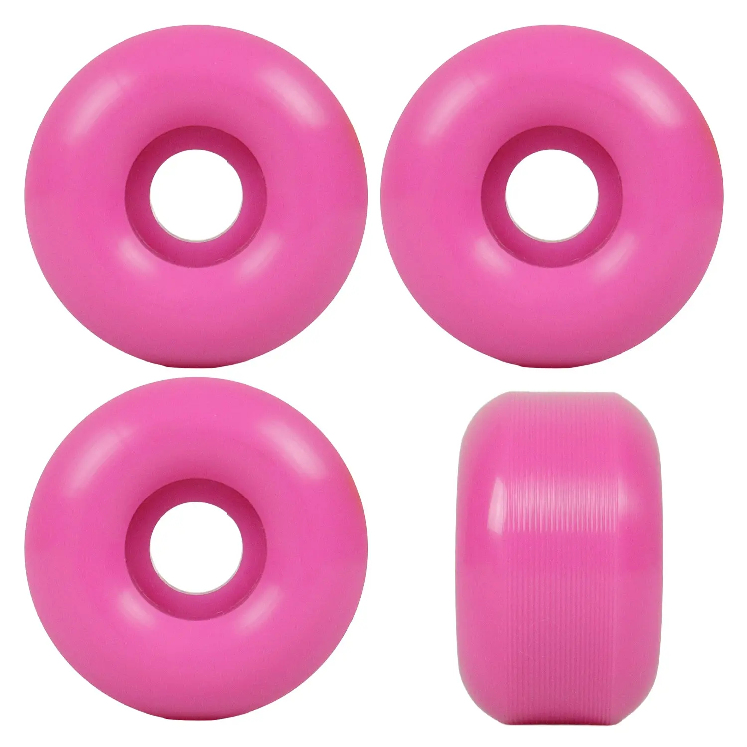 Skateboard Wheels 53mm x 31mm High Rebound 95A Neon Pink