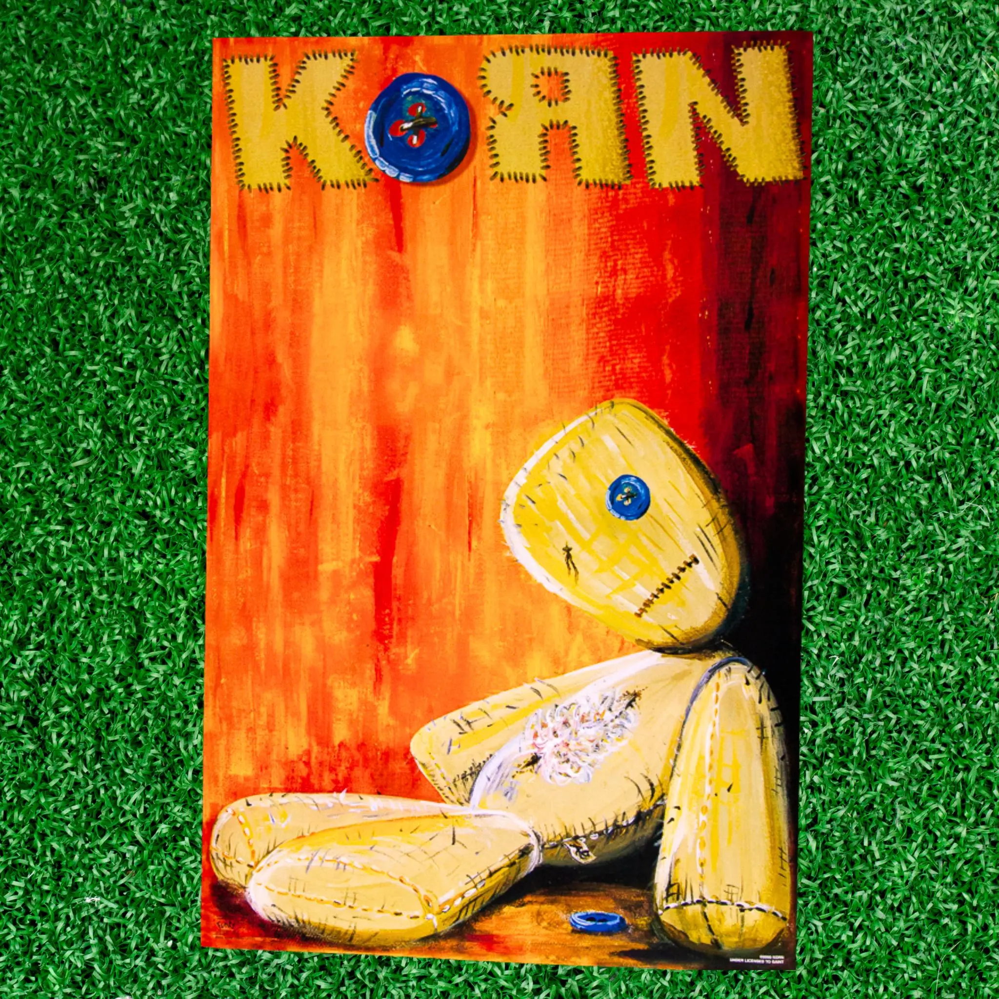 Korn Overstuffed Vintage 2000 Poster Funky #6203 23x35" NOS