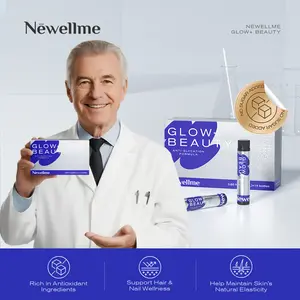 【18,000mg Collagen】NEWELLME Fruit-Flavored Anti-Glycation Oral Liquid*With Hyaluronic Acid+PQQ Reduces Sugar Absorption & Improves Skin Aging/Dullness