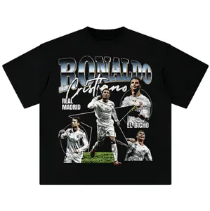 Cristiano Ronaldo Madrid T-Shirt, Cristiano Ronaldo Vintage Graphic Tees, Unisex Soccer Shirt, Sport Merch, Gift For Fan, Cotton comfort Menswear Womenswear Streetwear