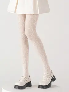 Women's Floral Lace Mesh Stockings, Sexy Tight Fishnet Socks, All-Season Comfortable Design, Perfect for Daily Wear & Stylish