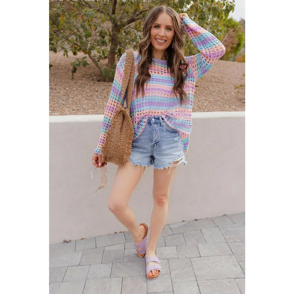 Dreamy Crotchet Pastel Top