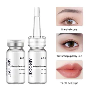 AIMOOSI 15ml Tattoo Correction Liquid Fix Microblading Mistakes in Seconds! Semi Permanent Eyebrow Lip Remover | Tattoo Error Fix Supplies