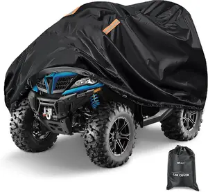 Nilight ATV Cover Waterproof 420D Heavy Duty Ripstop Material Black Protects 4 Wheeler from Snow Rain All Season All Weather UV Protection Fits up to 86"(86'' Lx48''W x 38''H) silver dealsforyoudays Motorbike Motorcycle