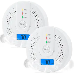 Carbon Monoxide Detectors, CO Detector Battery Operated with Sensitive Sensor, Digital Display and Sound Warning, Portable Carbon Monoxide Detector Alarm JA-995 for Travel, Hotel, Home