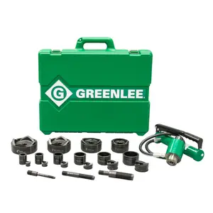 Greenlee 7310SB 11-Ton Slug-Buster® Hydraulic Knockout Kit with Hand Pump, 1/2" - 4"