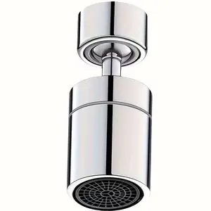 360 Degree Rotating Dual Mode Kitchen Bathroom Faucet Sprayer Attachment, Splash Proof Shower Accessories, Dual Water Flow Output, Extendable Faucet Extender
