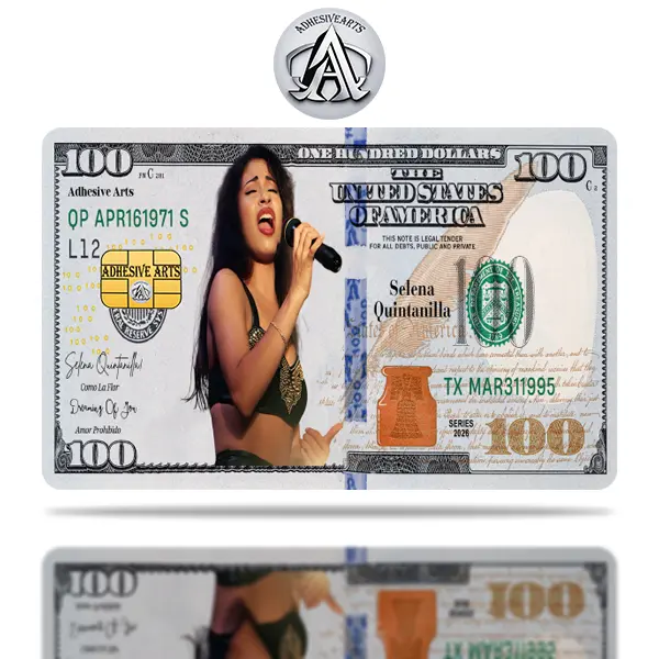 Reyna De Tejano Music Debit Card Skin/Decal - High Quality Vinyl for Customization and Personalization