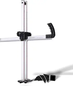 Drywall  Tool, Foldable Drywall , Metric + Imperial Scale, Easy Ripper/Multifunction/Safe Cutout Tool, with 10 count Spare . Professional and Efficient.