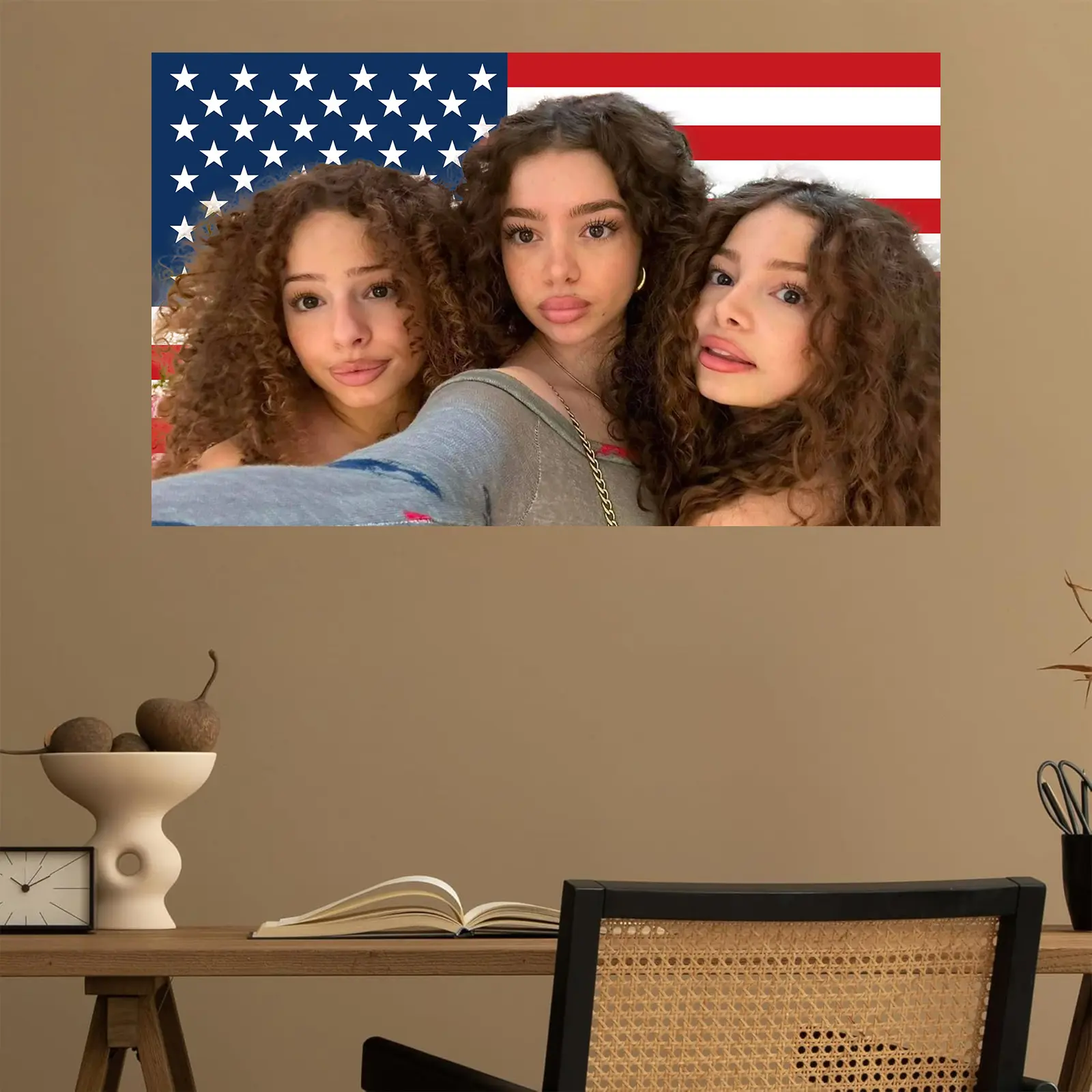 kalogeras sisters Flag Tapestry Heavy Duty 200D Durable Polyester