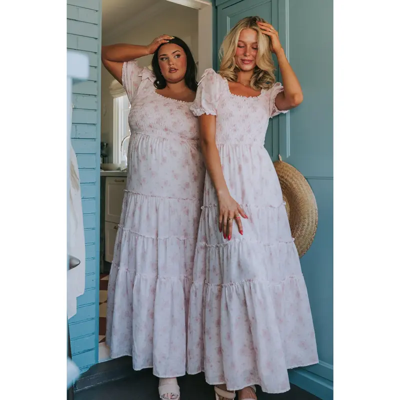 fitted lace wedding dress Josefa Sequin Lace Maxi Dress - White fitted lace wedding dress Josefa Sequin Lace Maxi Dress - White