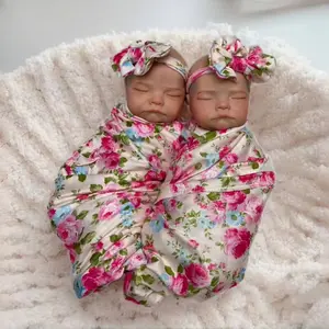Otarddolls 1PC 10 Inch Full Body Silicone Reborn Girl Doll Artificial Painted Skin Waterproof  Newborn Girl Doll With Visible Veins Soft Touch Silicone Doll Toy For Kids Gift