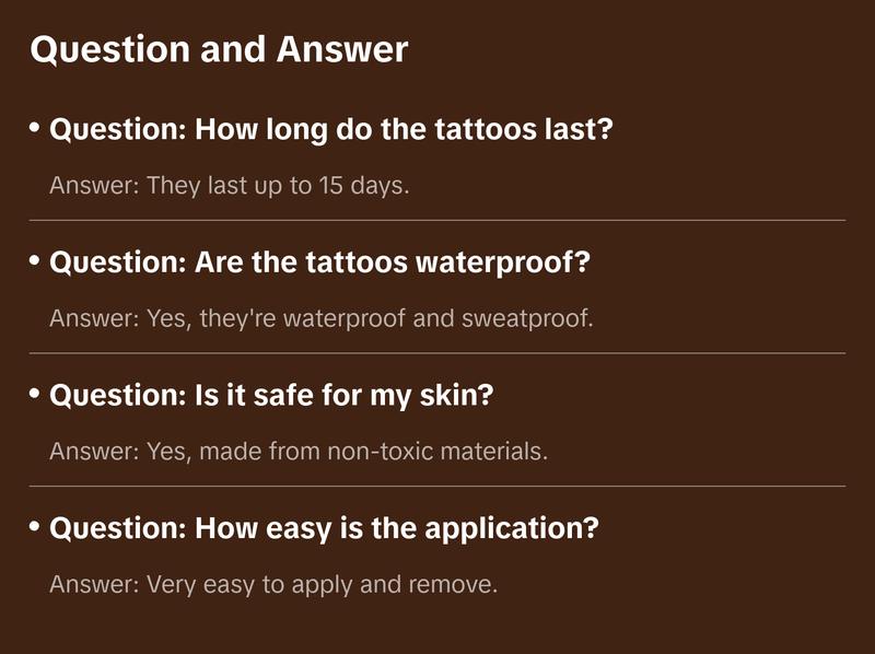 🔥 Hottest Trend! 🌿 Popular Plant-Based Jagua Tattoos: Waterproof, Sweatproof, and Lasts 2 Weeks! 🔥💫