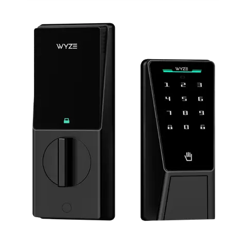 Wyze Palm Lock — Wi-Fi Palm Recognition Smart Lock for Front Door, Keyless & Touchless Entry, Modern Design, Auto-Lock, Easy Installation, Deadbolt Replacement, IP53 Weatherproof