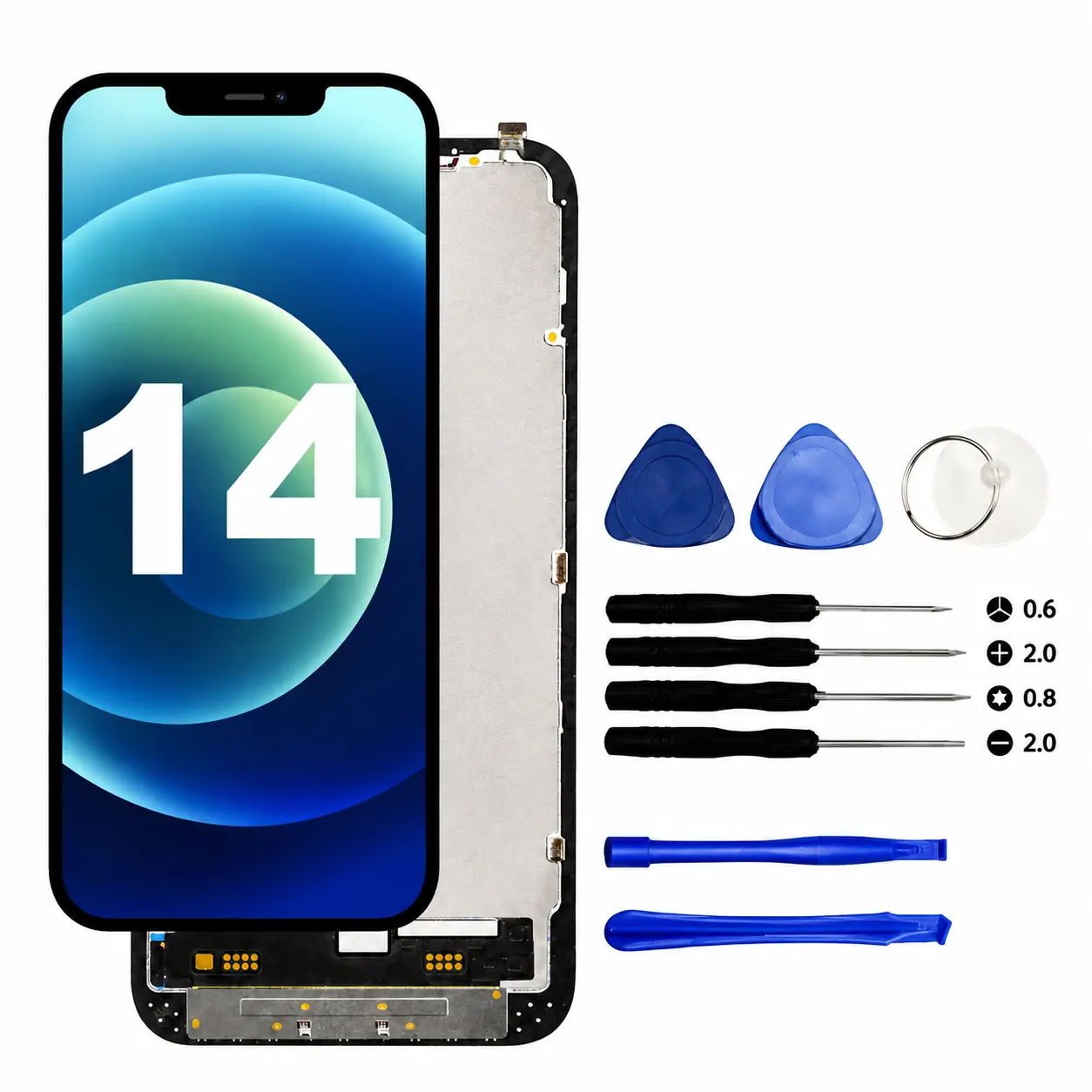 Screen Replacement For iPhone 14/14 Pro/14 Pro Max/14 Plus LCD Display Touch Digitizer Repair Kit