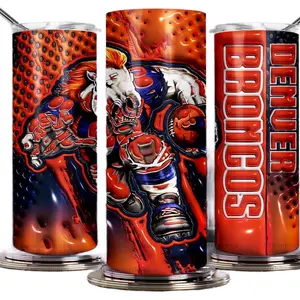 20oz Broncos Skinny Tumbler