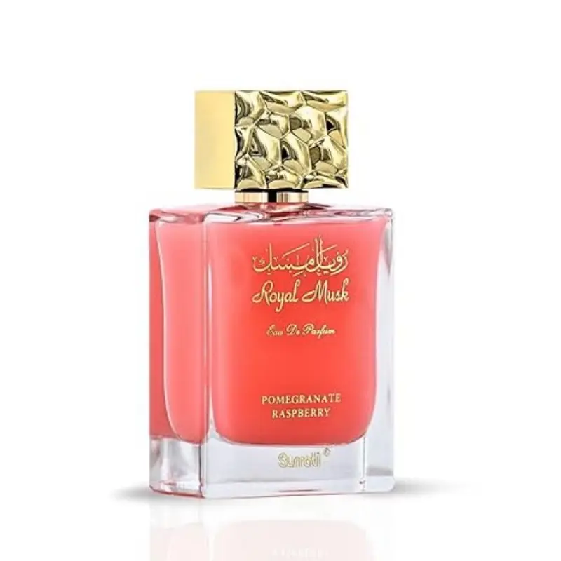 Royal Musk Pomegranate Raspberry EDP 100ML (3.4 OZ)bySURRATI (VELVET POUCH) IExotic Fragrances for Men&Women