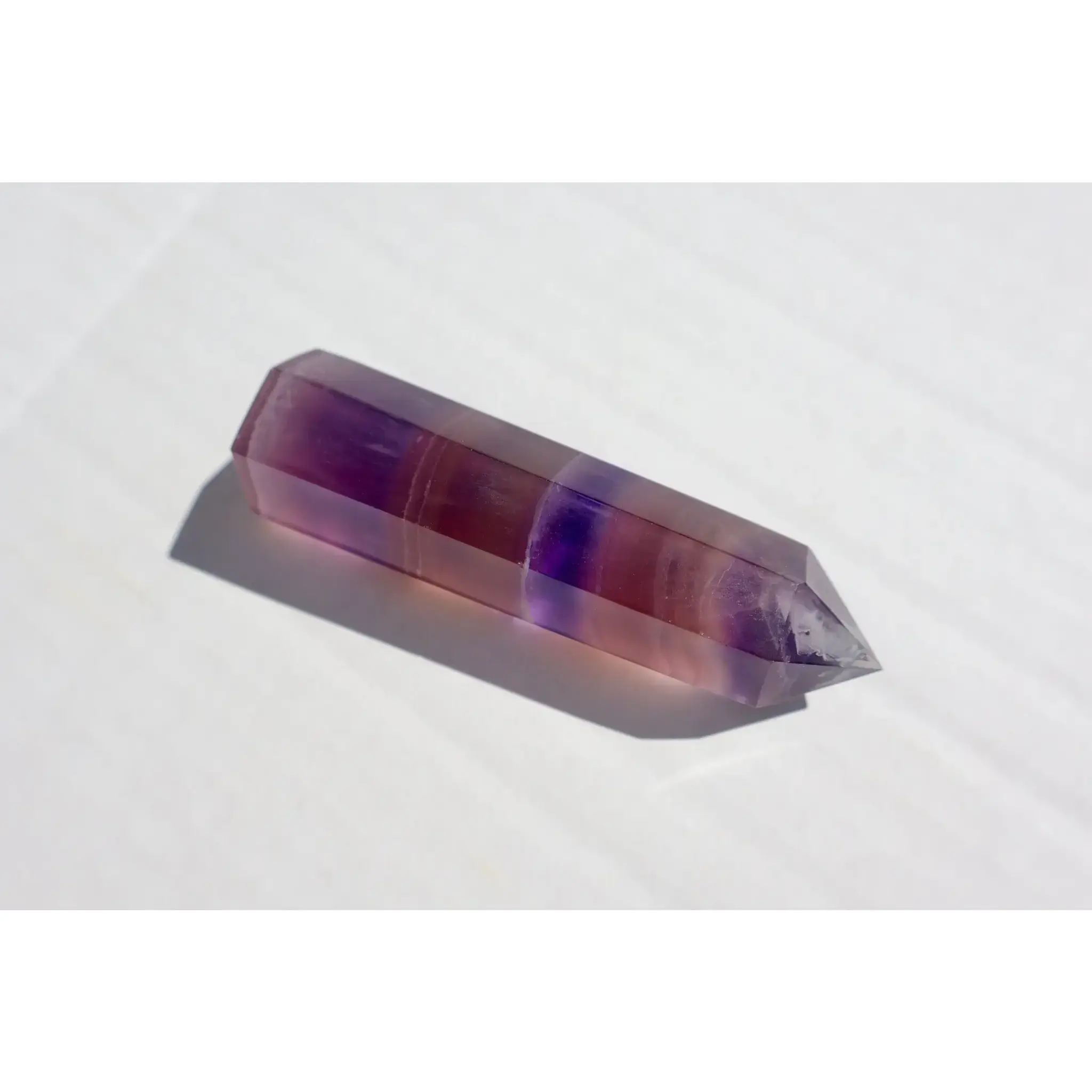 Fluorite Crystal Tower – Light Purple | Natural Gemstone Obelisk crystals for