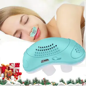 Electric Anti-Snore Device for Men and Women, Dual Vortex Technology for Easier Breathing, Nose Shape Design for Enhanced Sleep Quality