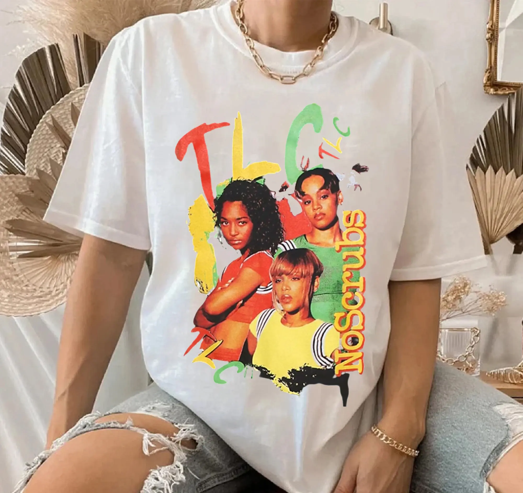 TLC FanMail Vintage Shirt, It's Iconic The Tour 2026 Concert Graphic Tee Unisex