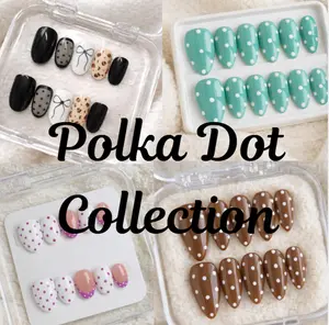 Press On Nails Polka Dot Collection