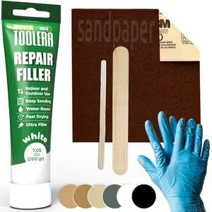 Quartz Countertop Chip Repair Kit (6 Pcs Set),  Crack Repair Filler Kit