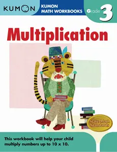 Kumon Publishing NA Grade 3 Multiplication Workbook for Kids - Educational Resource for Learning Basic Mathematics Skills