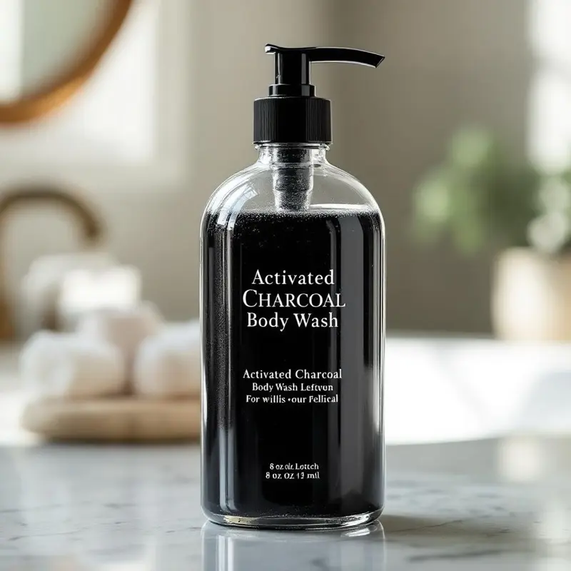 Pursuit by Brittany Ashley – Detox & Clarify Body Wash- Activated Charcoal- Peppermint / Lavender & Tea Tree Essential Oil