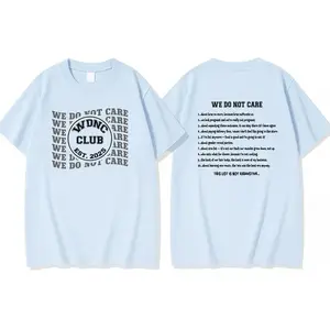 2-sided WDNC Club We Do Not Care Shirt – Funny Statement Graphic Tee for Women & Men  EST. 2025 Trendy, Full Colors, Full Sizes, For Men, For Women