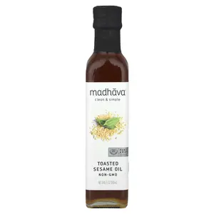 Madhava Toasted Sesame Oil, 8.45 fl oz (250 ml)