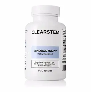 Clearstem Hormonal Acne Supplement with DIM, B5, Turmeric - 90 Capsules for Clear Skin & Hormone Balance by Clearstem Healthcare, Natural Dietary Edible Wellness Supplement