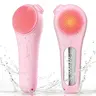 Cotsoco Electric Silicone Facial Cleansing Brush - Heat & Vibration Face Care Tool, Single Unit Cleaning Brush Skin Care Device for Deep Cleansing, Mother's Day/Father's Day Gift for Men/Women
