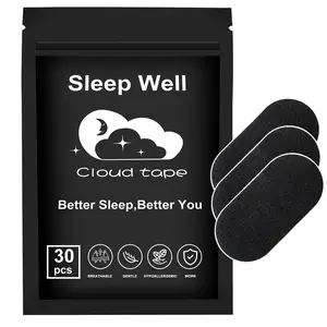 Mouth Tape Pack of 30/60/120 for 1/2/4 Month, Hypoallergenic Adhesive, Mild Tape, Sports Accessories, Black super breathable promotes restful Sleep
