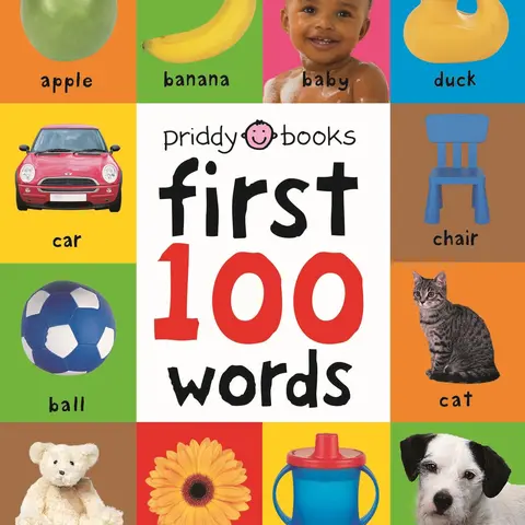 First 100 Words: A Padded Board Book -- Roger Priddy - Board Book