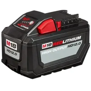 Milwaukee 48-11-1812 M18 REDLITHIUM HIGH OUTPUT HD12.0 Battery Pack Milwaukee 48-11-1812 M18 REDLITHIUM HIGH OUTPUT HD12.0 Battery Pack