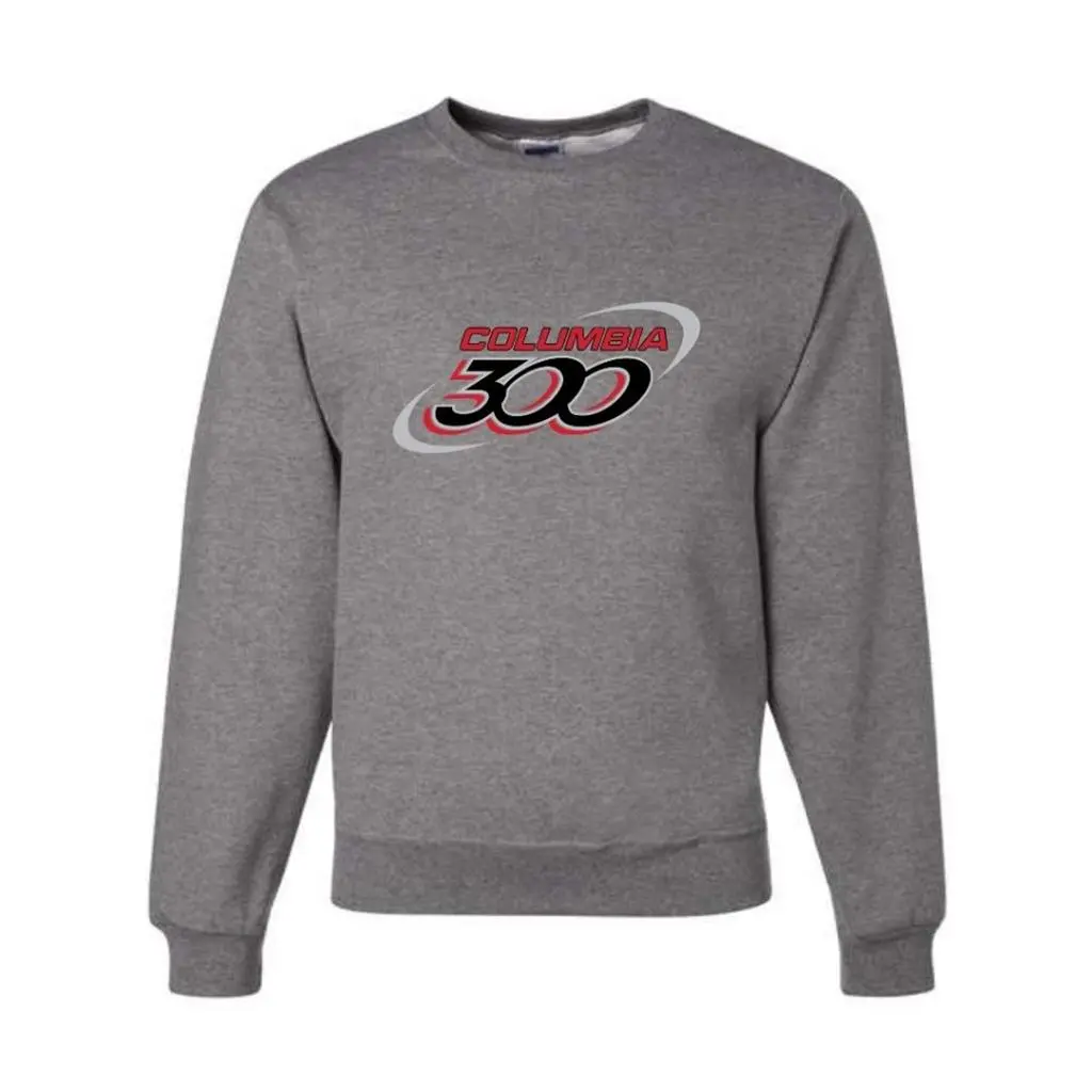 Bowlerstore Products Exclusive Columbia 300 Men's Crew Neck Sweatshirt - Menswear Round Neck Casual Oxford Top, 50/50 Polycotton All-Seasons Comfort Top