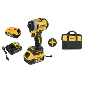 DeWalt DCF850 Impact Brushless Cordless Electric Drill 20V Lithium Battery Driver with Tool Bag for Heavy Duty Hardware Tasks