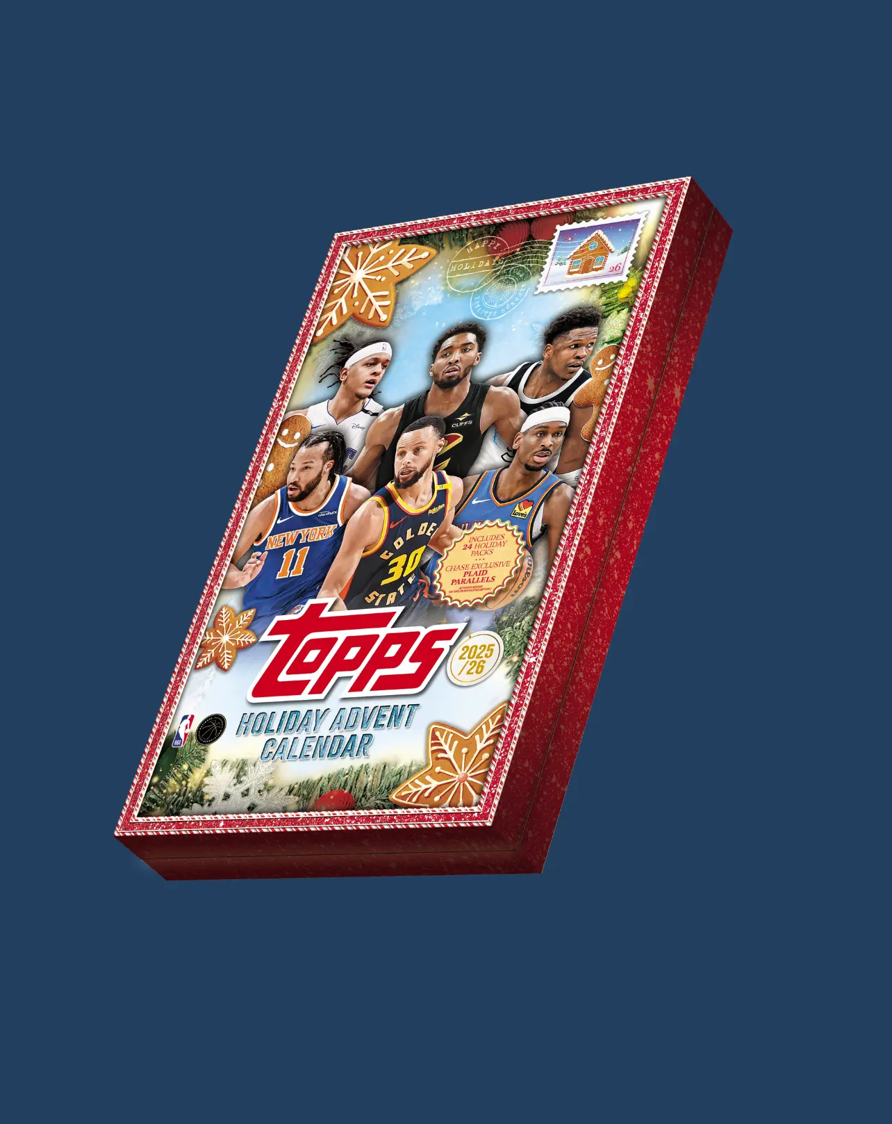 2025-2026 Topps Basketball Advent Calendar Box - Collectible Sports Card, Sports Trading Card (Sealed Shipping Available Upon Request), Sports Card Set, Card Collecting