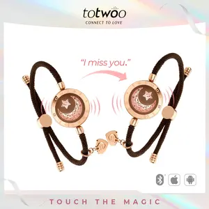 【Mother's Day Gift】totwoo Long Distance Touch Bracelets, Meaningful Gift For Mom&Daughter or Bestie or Friends Anniversary Birthday