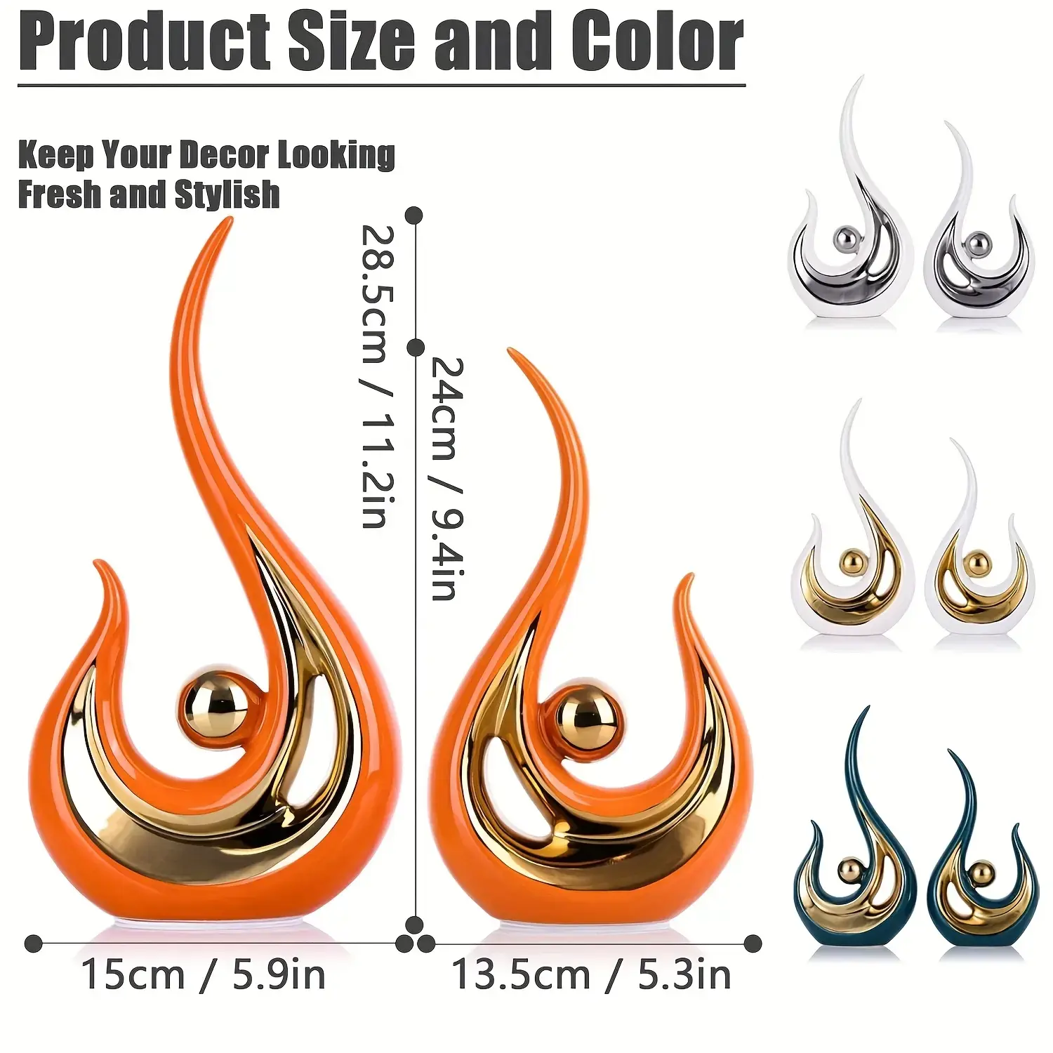 Two piece set orange