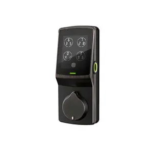 Lockly PGD728FK Dementia-Proof Fingerprint Door Lock, Digital Keypad Lock with App Control, Secure Plus Deadbolt, DIY Install Home Door Hardware, 2 Keys